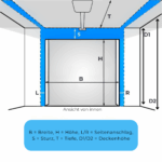 Aktion Garagentor M-Sicke Woodgrain inkl. Antrieb – Bild 3