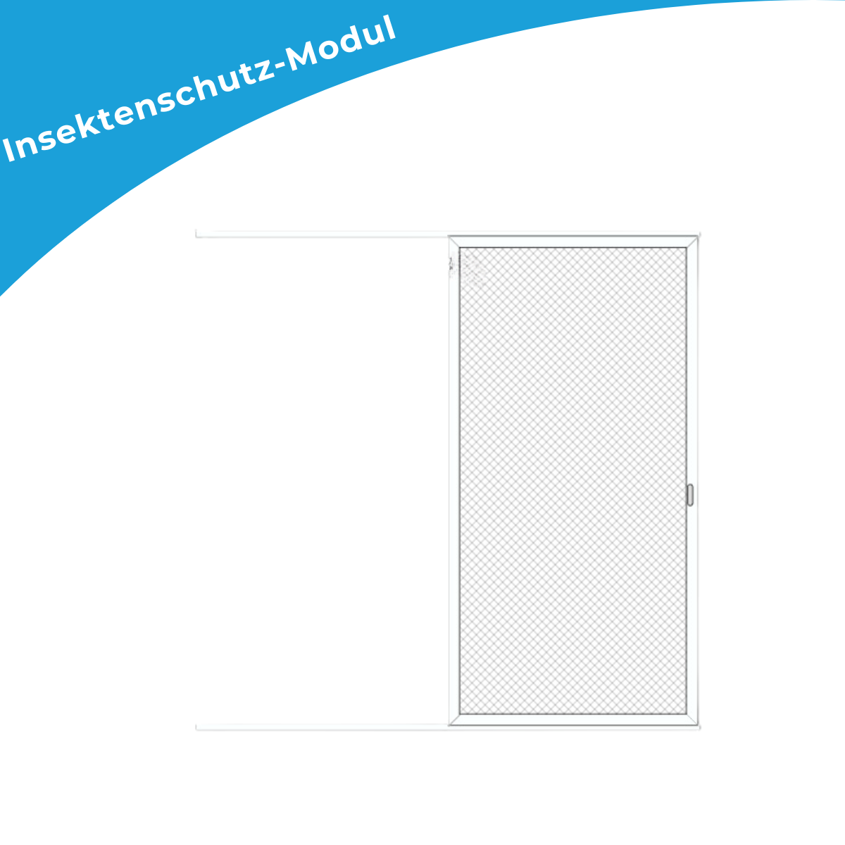 Insektenschutz-Schiebetür 1-Flüglig