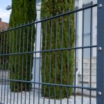 Pfosten Doppelstabmattenzaun BB 400, aufdübeln